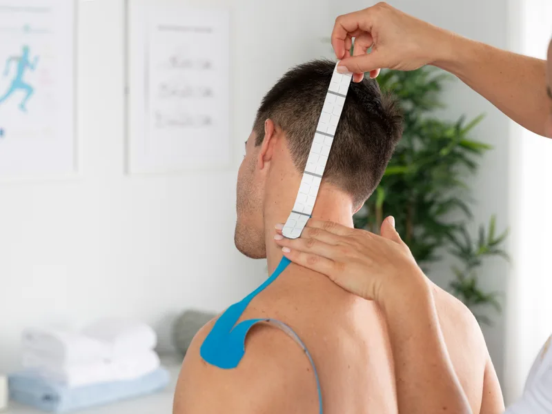 Kinesio Taping at Heights Chiropractic Center in Houston