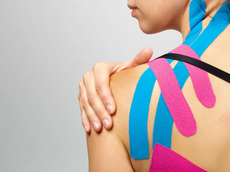 Kinesio Taping at Heights Chiropractic Center in Houston