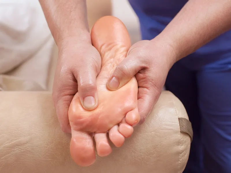 Chiropractic care for plantar fasciitis at Heights Chiropractic Center in Houston