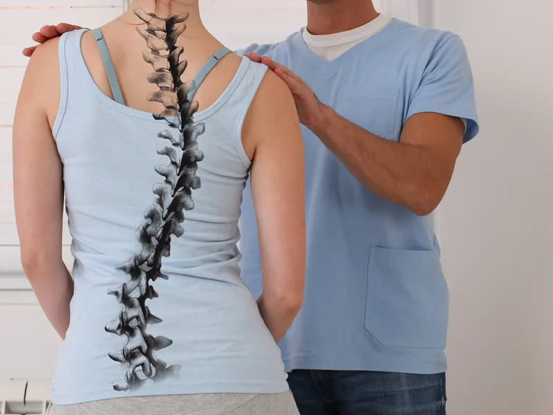 Heights Chiropractic Center treating scoliosis in Houston